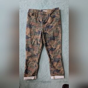 Madewell Camo Corduroy Slim Pants